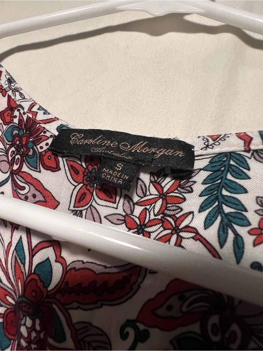 Caroline Morgan Floral Button-Front Maxi Dress - Picture 5 of 6